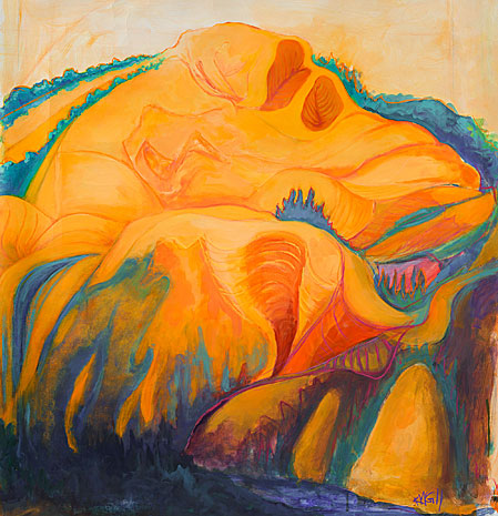 Kerri McGill, landscape ar, acrylic paintings